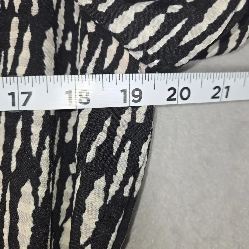 Grace Karin Womens Large Midi Dress Tiered Button Front Abstract Feminine Casual